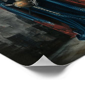 Dark Santa Muerte Poster (Ecke)