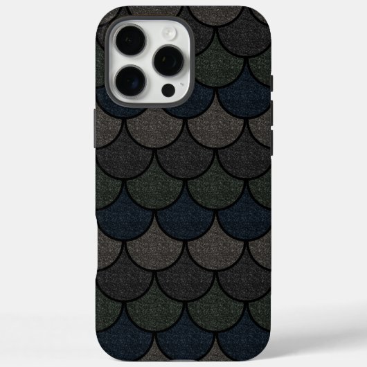 Dark Scalloped Dragon Scuster Case-Mate iPhone Hülle (Rückseite)
