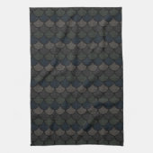 Dark Scalloped Dragon Scuster Geschirrtuch (Vertikal)