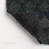 Dark Scalloped Dragon Scuster Mousepad (Ecke)