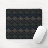 Dark Scalloped Dragon Scuster Mousepad (Mit Mouse)