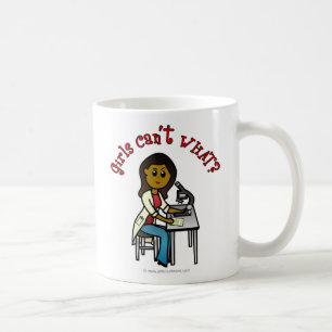 Dark Scientist Girl Kaffeetasse