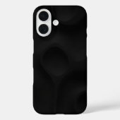 Dark Sculpted Minimal Matte Phone Case (Rückseite)