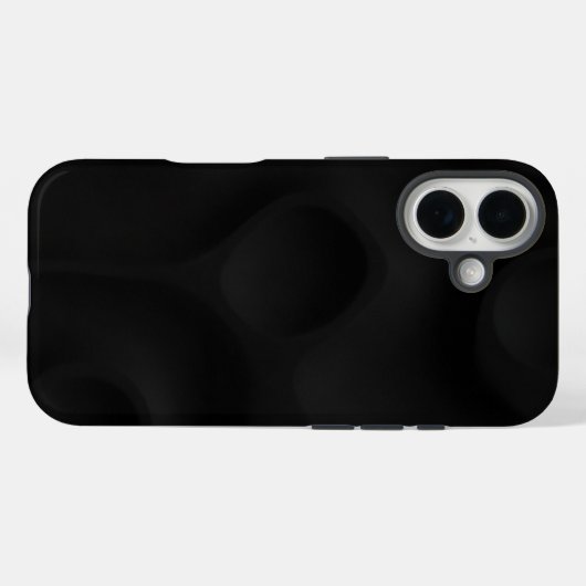 Dark Sculpted Minimal Matte Phone Case (Rückseite (Horizontal))