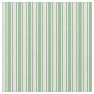 Dark Sea Green & Beige Lines Muster Stoff