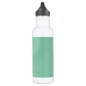 "Dark Sea Green" Mandala Edelstahlflasche (Rechts)