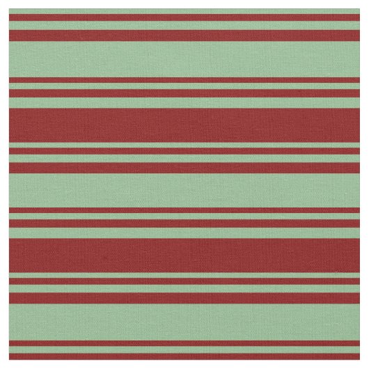 Dark Sea Green und Maroon Muster Stoff (Nahaufnahme)