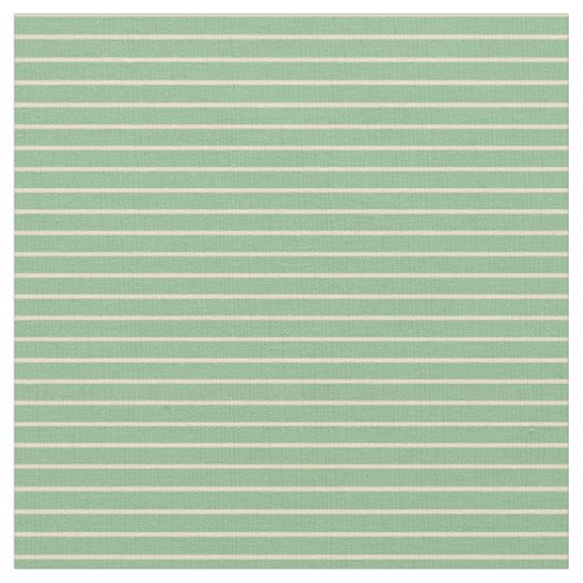 Dark Sea Green und Tan Stripes/Lines Muster Stoff (Nahaufnahme)