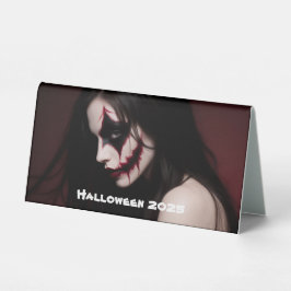 Dark Seduction Table Zelt Sign - Halloween 2025 Ed Tischaufsteller