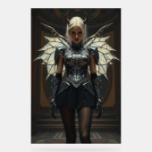 Dark Seraphim Queen – Fantasy Gothic Warrior Angel Acrylschild (Vorderseite)