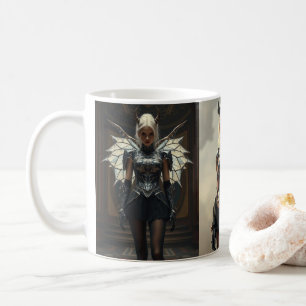 Dark Seraphim Queen – Fantasy Gothic Warrior Angel Kaffeetasse
