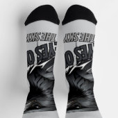 Dark Shades Eagle Ink Style Socken (Oben)