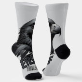 Dark Shades Eagle Ink Style Socken (Gewinkelt)
