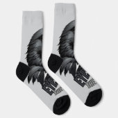 Dark Shades Eagle Ink Style Socken (Rechts)