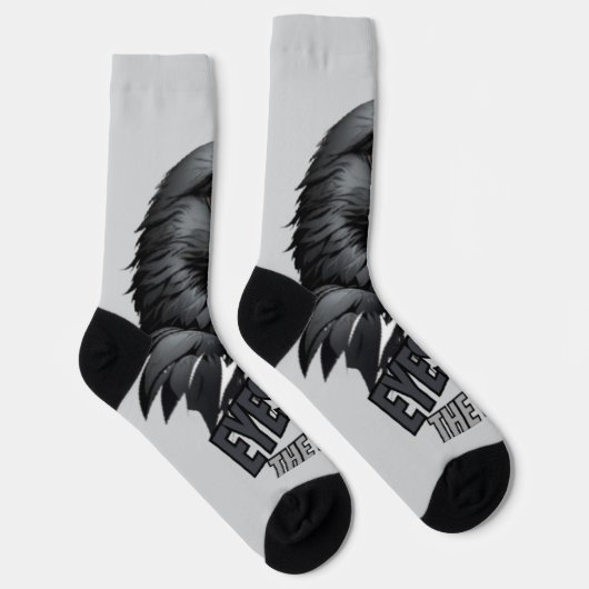 Dark Shades Eagle Ink Style Socken (Rechts)