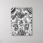 Dark Shades Phrame Leinwanddruck (Vorderseite)