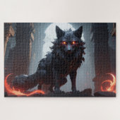 Dark Shadow Fox Puzzle (Horizontal)