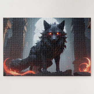 Dark Shadow Fox Puzzle