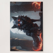 Dark Shadow Fox Puzzle (Vertikal)