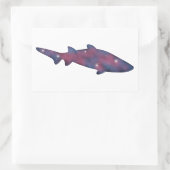 Dark Shark Starscape Sticker (Tasche)
