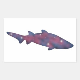 Dark Shark Starscape Sticker