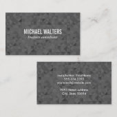 Dark Sharp Edges Visitenkarte (Vorne/Hinten)