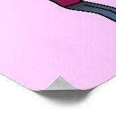 Dark Sharpshooter Girl Poster (Ecke)