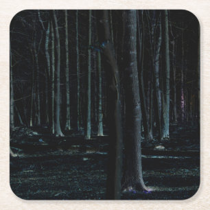 Dark Side 6 Küstenercnm Rechteckiger Pappuntersetzer