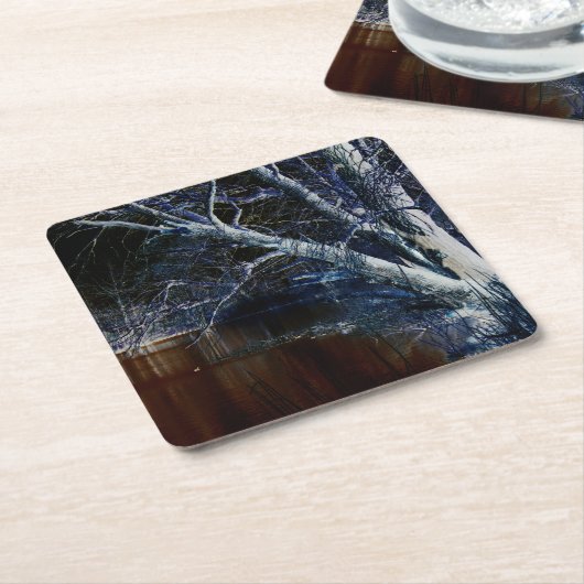 Dark Side 7 Coaster Rechteckiger Pappuntersetzer (angewinkelt)