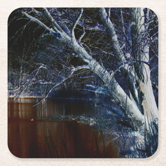 Dark Side 7 Coaster Rechteckiger Pappuntersetzer (Vorderseite)