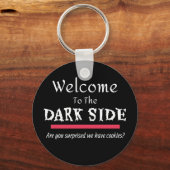 Dark Side Funny Novelty Joke Schlüsselanhänger (Vorderseite)