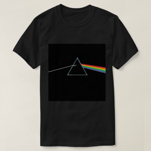 Dark Side of the Moon Album Cover Art Print T-Shirt (Design vorne)