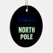 Dark Side of the North Pole | Funny Goth Christmas Keramik Ornament (Rechts)