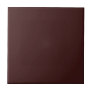 Dark Siena Burgundy Brown Solid Color Tile Fliese