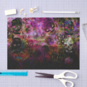 Dark Skeleton Seidenpapier (Handwerk)