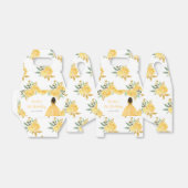 Dark Skin Princess Gold Floral Birthday Party Geschenkschachtel (Ungefaltet)