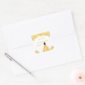 Dark Skin Princess Gold Floral Quinceanera Quadratischer Aufkleber (Umschlag)