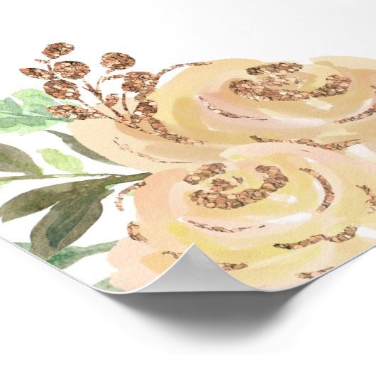 Dark Skin Princess Peach Quinceanera Willkommen Poster (Ecke)