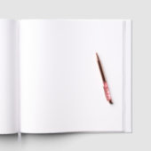 Dark Skin Princess Peach Sweet Sixteen Guest Book Gästebuch (Innen)