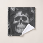 Dark Skull Handtuch Set (Waschlappen)