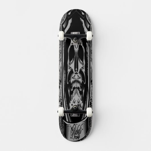 Dark Skull Skateboard (Vorderseite)