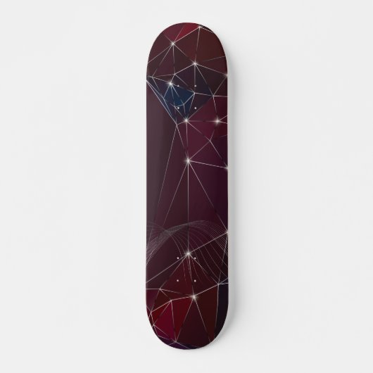 Dark Sky Geometric Abstrakt Skateboard (Vorne)