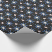 Dark Sky Star Wrapping Paper Geschenkpapier (Ecke)