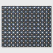 Dark Sky Star Wrapping Paper Geschenkpapier (Flach)