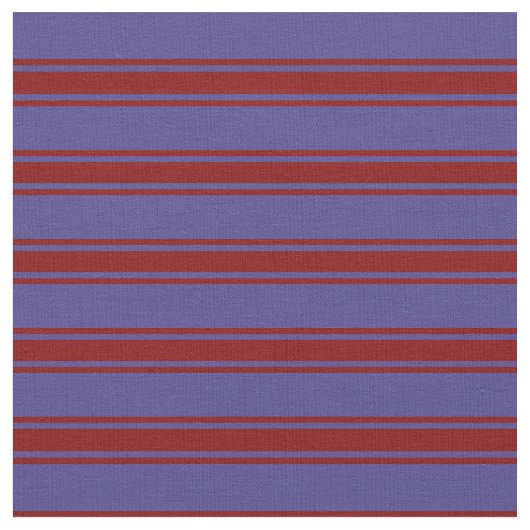 Dark Slate Blue & Maroon farbige Streifen Stoff (Nahaufnahme)