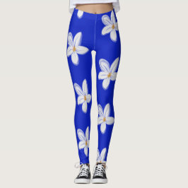 Dark Slate Blue Orchid Leggings