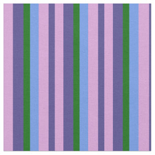 Dark Slate Blue, Plum, Cornflower Blue & Green Stoff