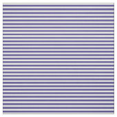Dark Slate Blue und Minze Cream Lines Stoff (Muster)
