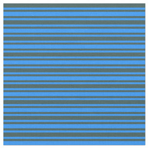 Dark Slate Grau and Blue Lines Muster Stoff