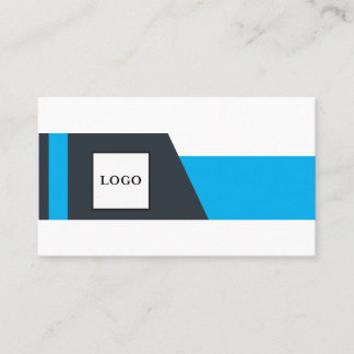 Dark Slate Gray sky blue white Business Card Visitenkarte